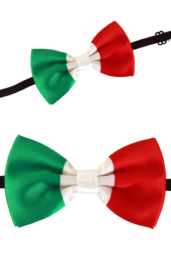 Satin bowtie Italy size 13 x 7 cm