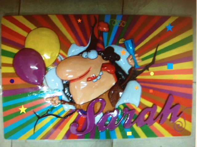 Plastic wall decoration Sarah 60 x 40 cm