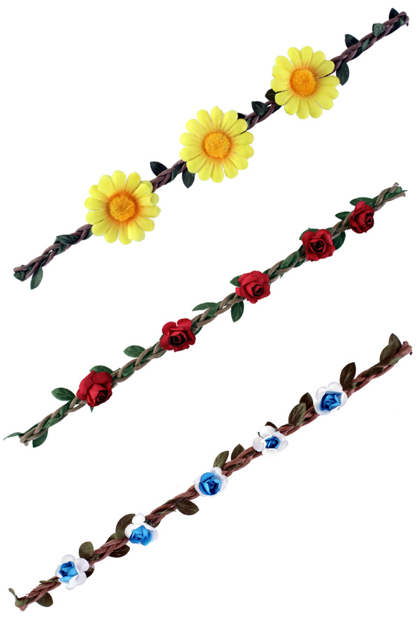3 Assorted headbands Madeira