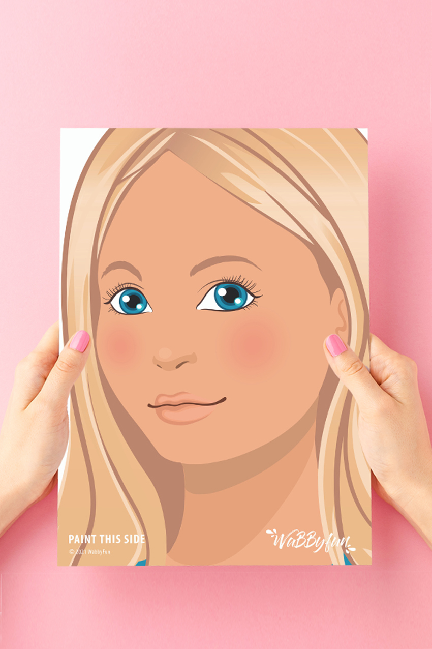 Practice board childrens side view right-handed Charlie 21 x 29 cm