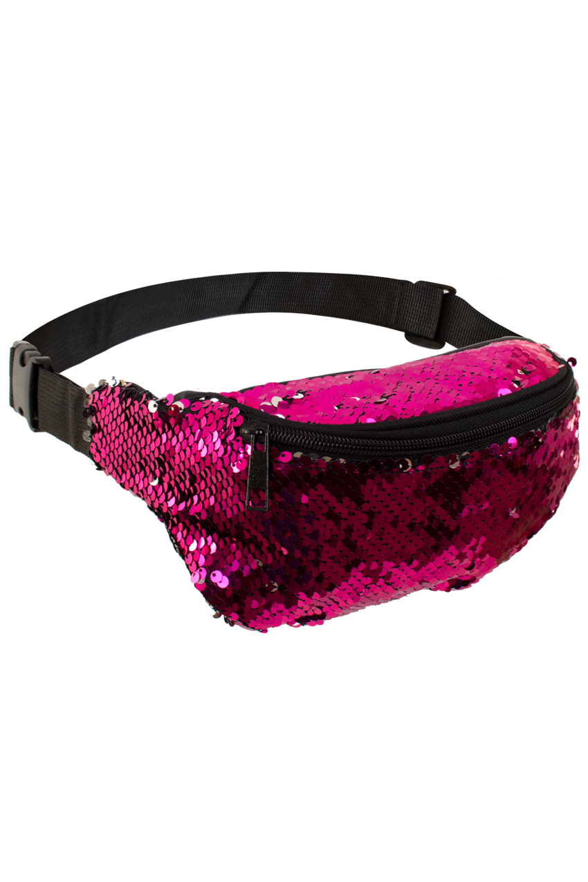 Fanny pack pink sequins