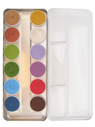 Aqua Face- and Bodypaint palette 12 colours FAIRY TALES & ANIMALS 139-63.5