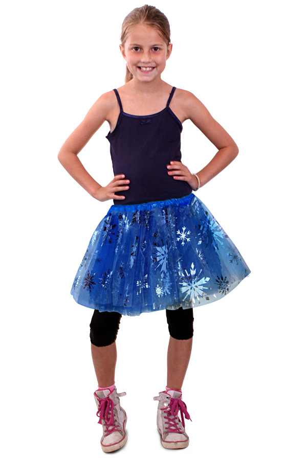 Skirt ice princess one size for kids