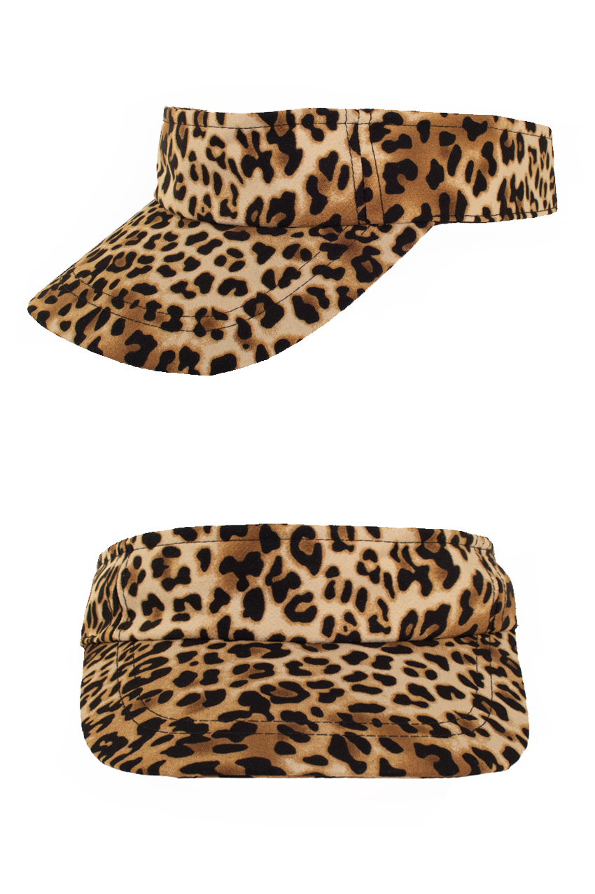 Sun visor panther fabric