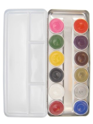 Aqua Face- and Bodypaint palette 12 BRIGHT colours 139-63.3