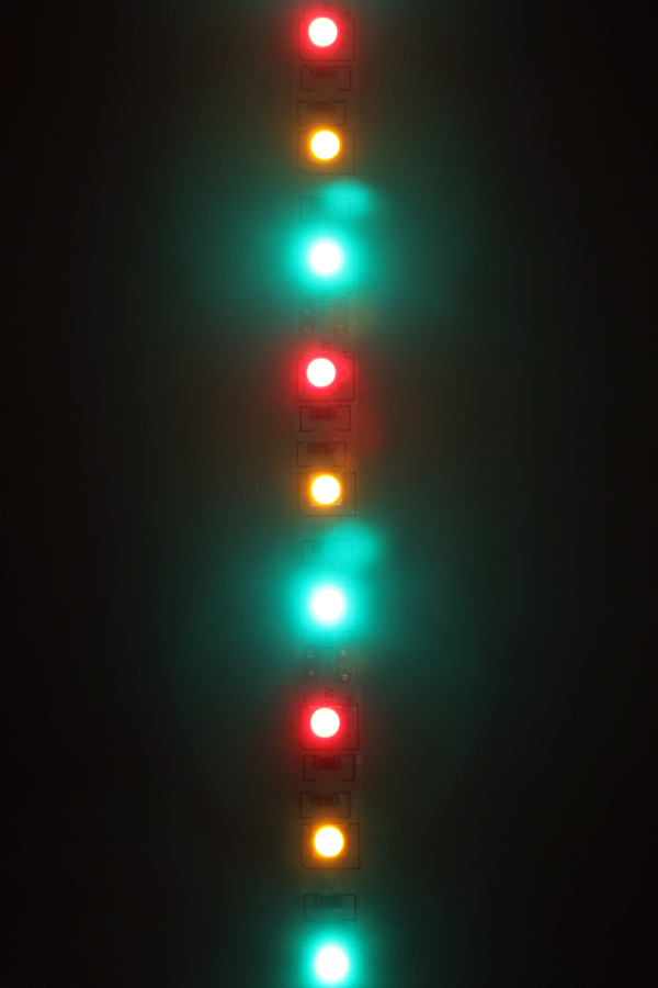 LED strip red yellow green