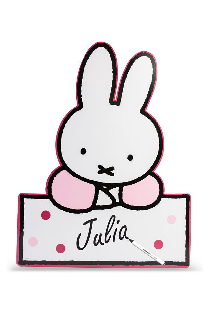 Birth sign Miffy baby pink with standard 60 cm.