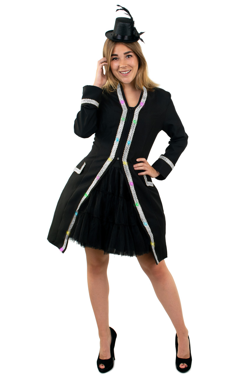 Lighted jacket with silvertape
