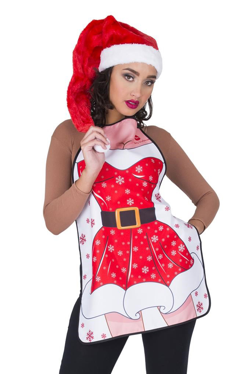 Kitchen Apron Christmas Sexy Santa