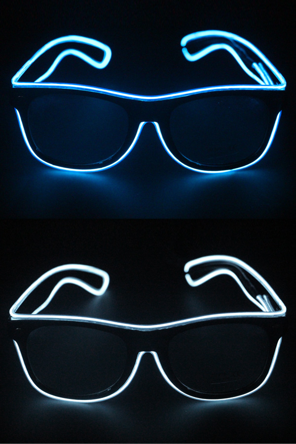 Glasses with LED lights 