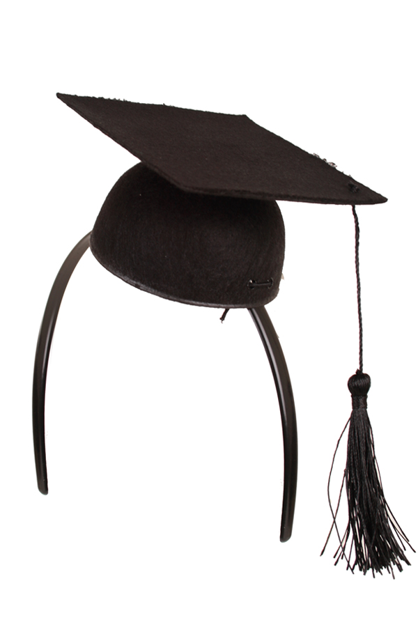 Mini graduation hat on hairband