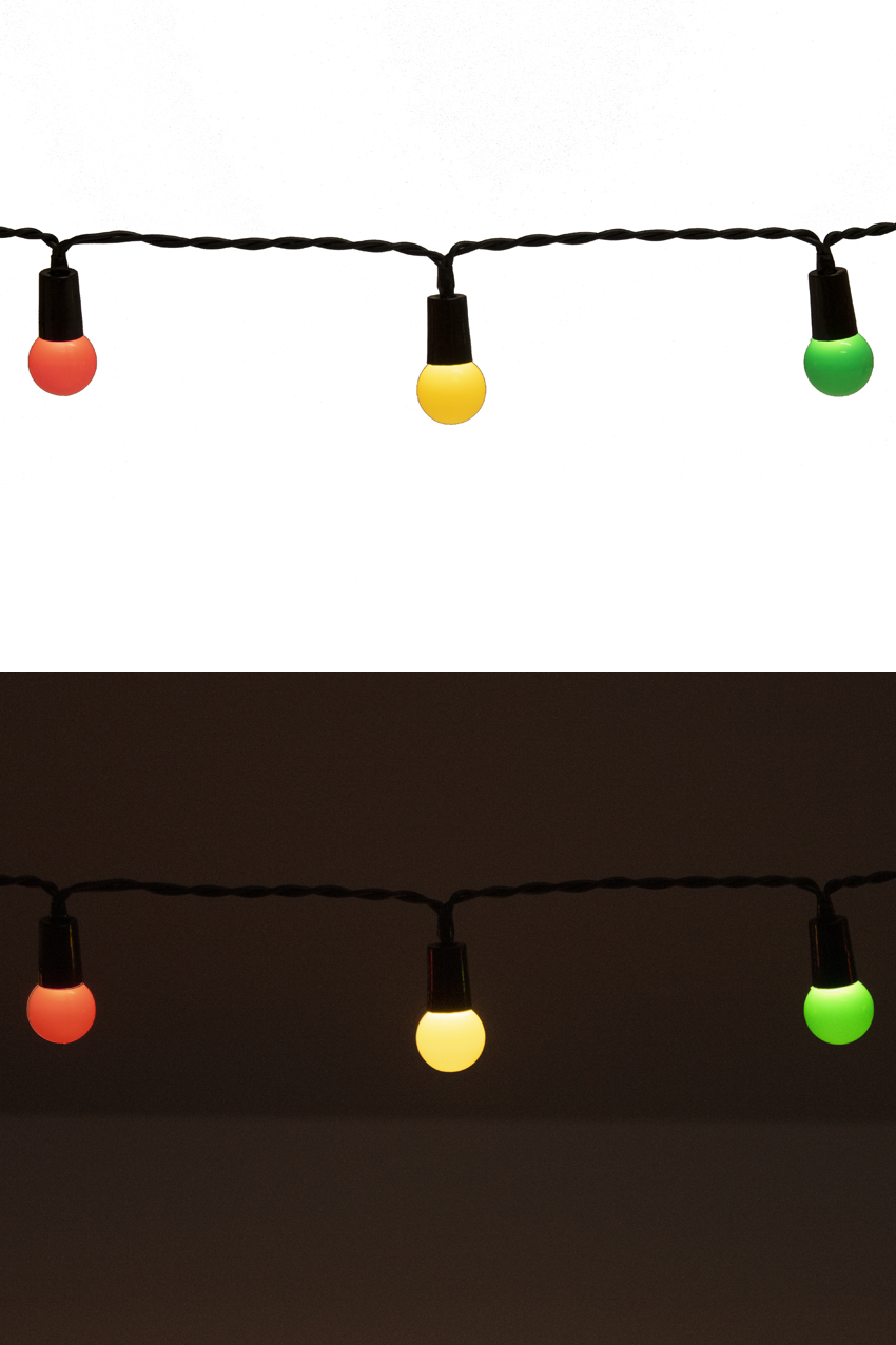 Lighting red yellow green 50 lights