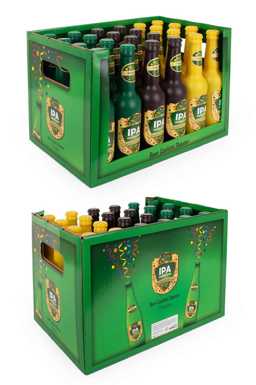 IPA Beer bottle confetti shooter