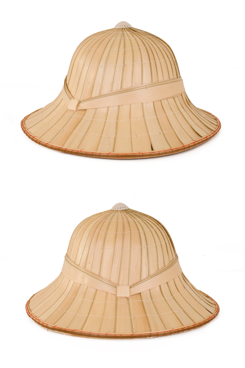 Bamboo pith helmet