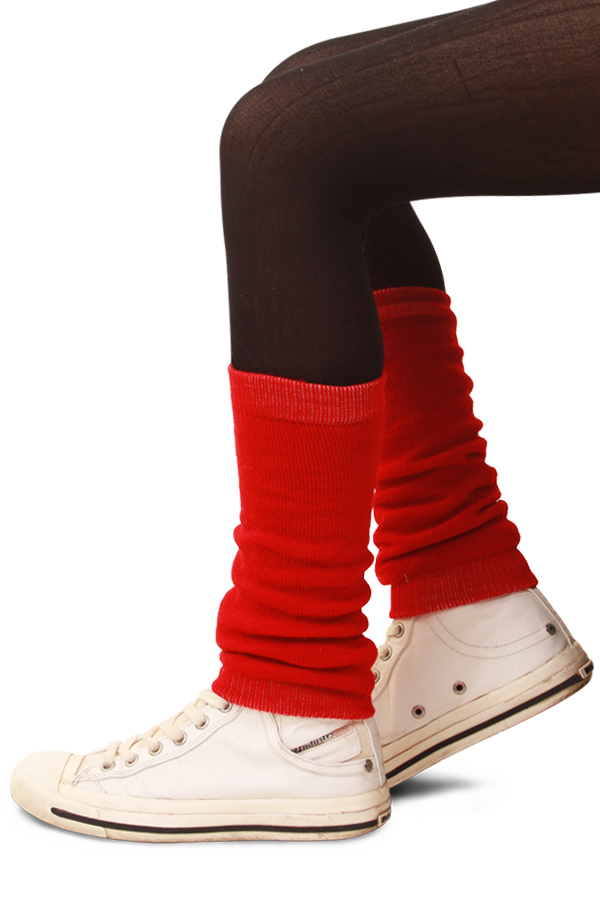 Legwarmers children red