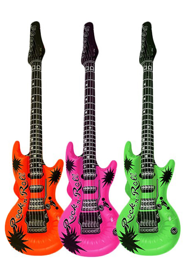 Inflatable guitar 90 cm.