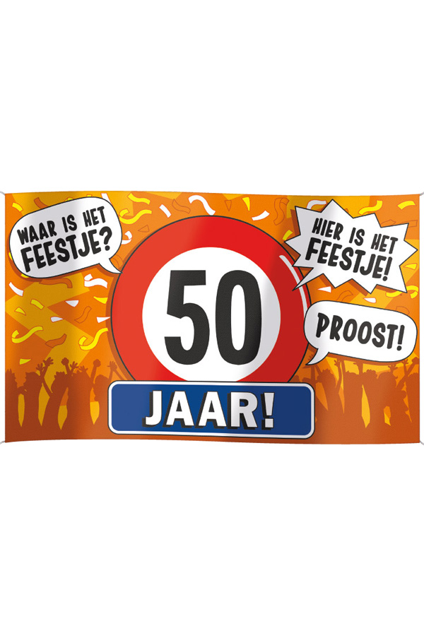 Gevelvlag 90 x 150 cm 50 jaar