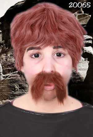 Brown moustache Dorus