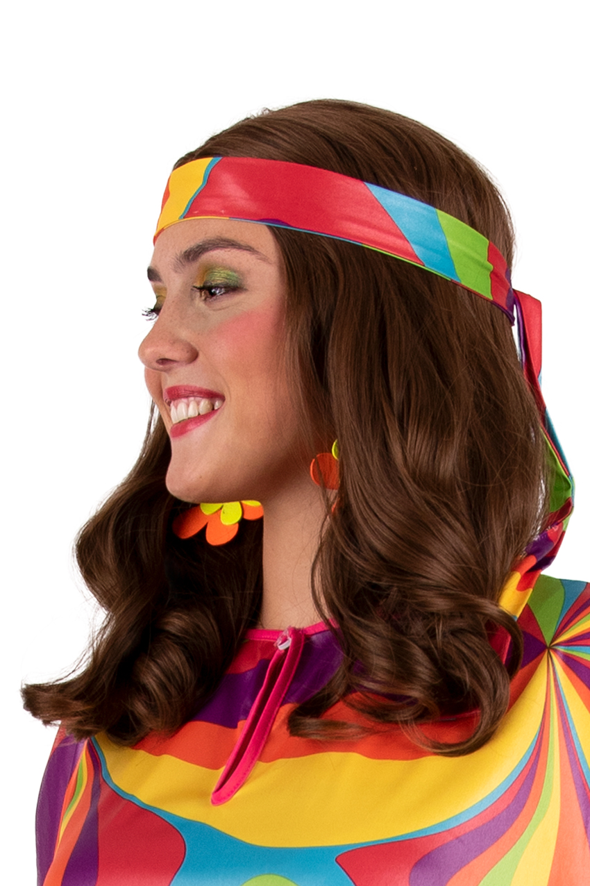 Head strap hippie multi colours