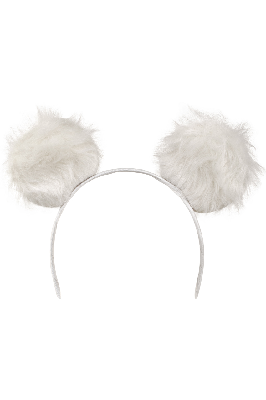 Diadem large plush ears White