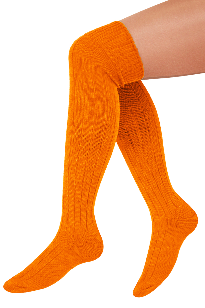 Knee socks orange size 41 - 47