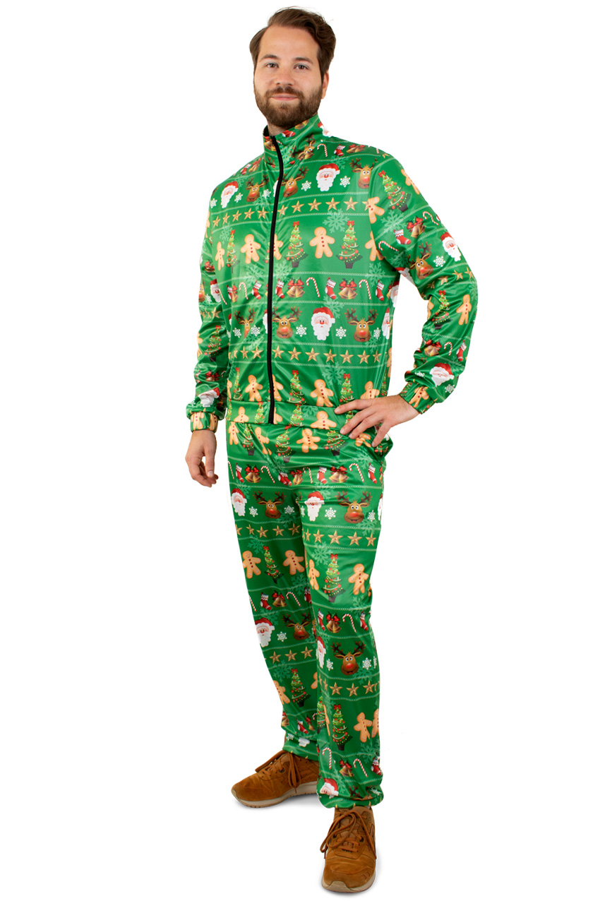 Tracksuit Christmas green