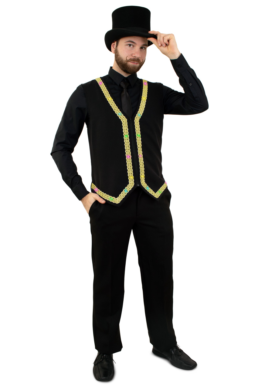 Lighted vest with goldentape