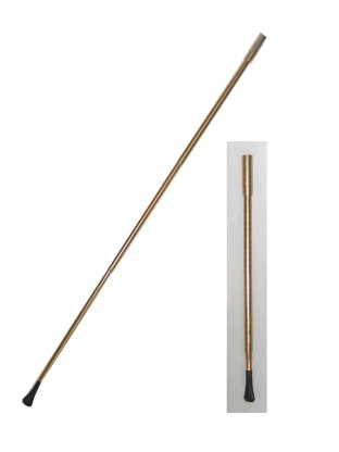 Golden cigarette pipe