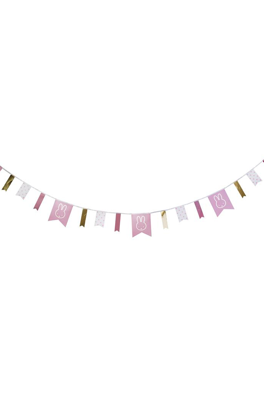 Miffy baby pink  garland 4 m