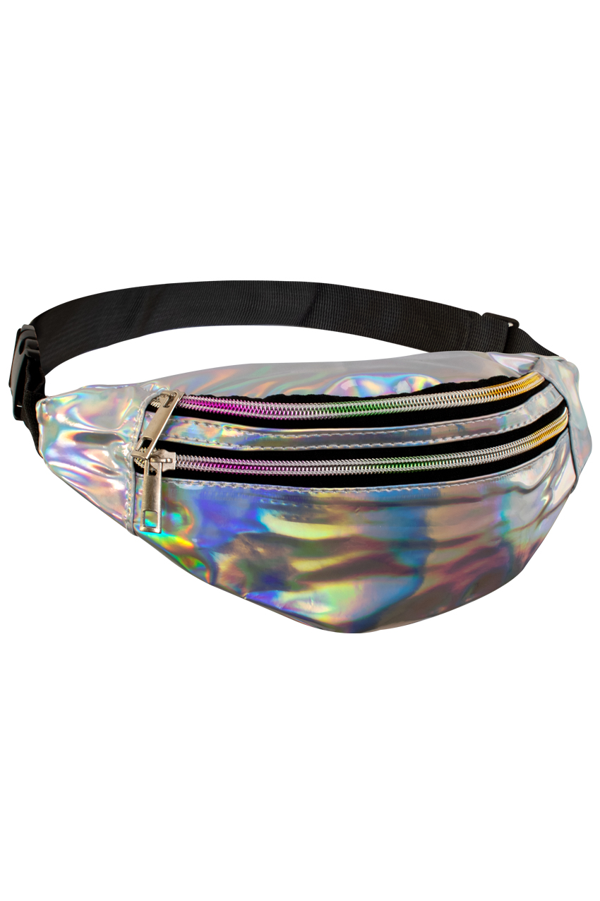 Fanny pack holographic silver