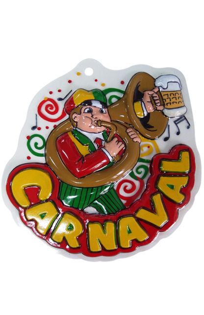 Wall Deco musician walt horn 18x18 cm 