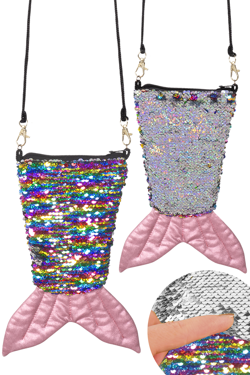 Shoulder bag mermaid tail