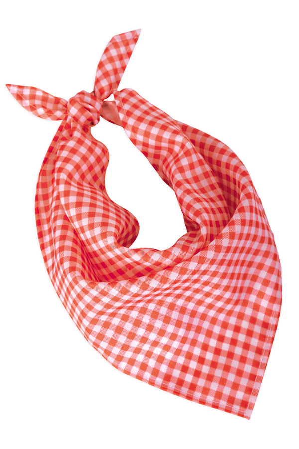 Oktoberfest scarf red / white