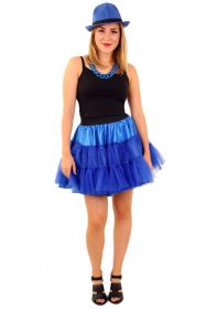 Petticoat blauw dames one size